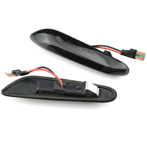 Planet Gates Smoked black 1 2 pieces Led Dynamic Side Marker Turn Signal Light Indicator Blinker Lamp Signal Lamp For BMW E90 E91 E92 E93 E60 E87 E82 E46