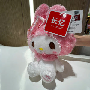 Planet Gates SNO074-22cm 22-30cm Genuine Sanrio Hello Kitty Kawaii Rose My Melody Anime Stuffed Animals Plush Doll Companion Toy Children Birthday Gift