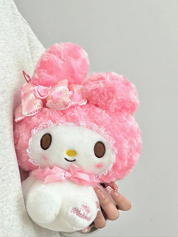Planet Gates SNO074-22cm 22-30cm Genuine Sanrio Hello Kitty Kawaii Rose My Melody Anime Stuffed Animals Plush Doll Companion Toy Children Birthday Gift