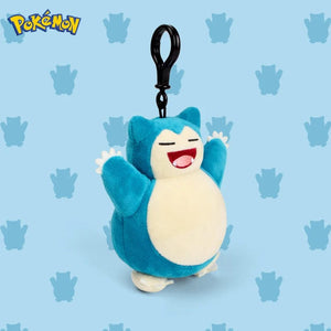 Planet Gates Snorlax 12CM Genuine Animal Pokemon Series Pikachu Snorlax Kawaii Plush Toys Cute Pendant Keyring Keychain Birthday Party Gifts For Kid Boy