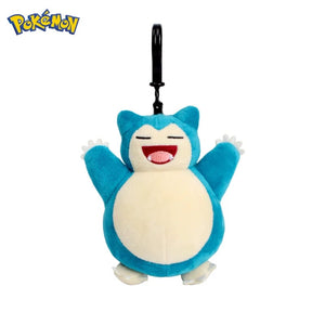 Planet Gates Snorlax 12CM Genuine Animal Pokemon Series Pikachu Snorlax Kawaii Plush Toys Cute Pendant Keyring Keychain Birthday Party Gifts For Kid Boy