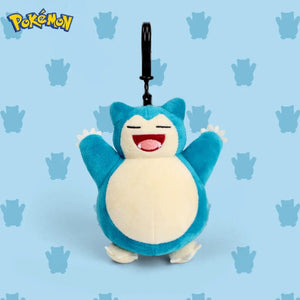 Planet Gates Snorlax 12CM Genuine Animal Pokemon Series Pikachu Snorlax Kawaii Plush Toys Cute Pendant Keyring Keychain Birthday Party Gifts For Kid Boy