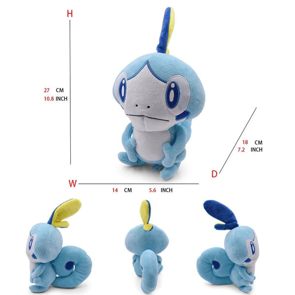 Planet Gates Sobble Pokemon Plush Tepig Victini Snivy Emolga Scorbunny Yamper Raboot Alolan Marowak Sleeping Vaporeon Smoliv Lechonk Stuffed Toys