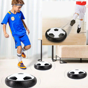 Planet Gates Soccer Kids Toy USB Rechargeable Hover Ball Colored LED Lights for Kid Gifts Gliding Air Cushion Floating Kids Soccer Game