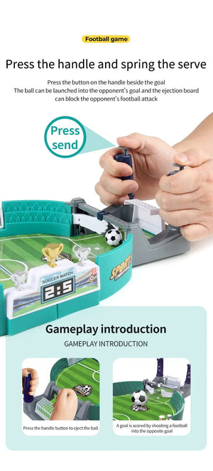 Planet Gates Soccer Table Football Board Game Match Toys For Family Party Game Tabletop Play Ball Soccer Toys Parent-child Interactive Soccer