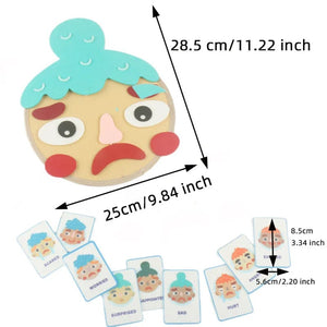Planet Gates Social Emotional Learning Games Montessori  Funny Face Toys to Express Emotions Expression Recognition Toys For Toddlers