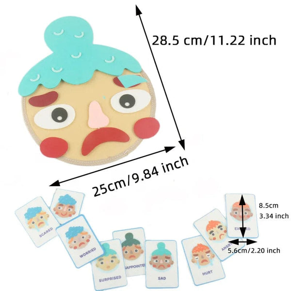 Planet Gates Social Emotional Learning Games Montessori  Funny Face Toys to Express Emotions Expression Recognition Toys For Toddlers