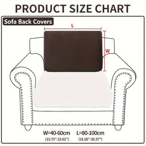 Planet Gates Sofa Back / Coffee Color 1pc Waterproof Elastic Four Seasons Universal Stretch Sofa Cover, Simple Modern Style Non-slip Sofa Slipcover, Living Room Sofa Protector Couch Cover Suitable For Office Home Decor