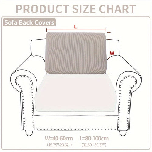 Planet Gates Sofa Back / Creamy White 1pc Waterproof Elastic Four Seasons Universal Stretch Sofa Cover, Simple Modern Style Non-slip Sofa Slipcover, Living Room Sofa Protector Couch Cover Suitable For Office Home Decor