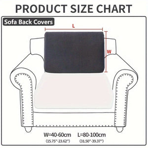 Planet Gates Sofa Back / Dark Gray 1pc Waterproof Elastic Four Seasons Universal Stretch Sofa Cover, Simple Modern Style Non-slip Sofa Slipcover, Living Room Sofa Protector Couch Cover Suitable For Office Home Decor