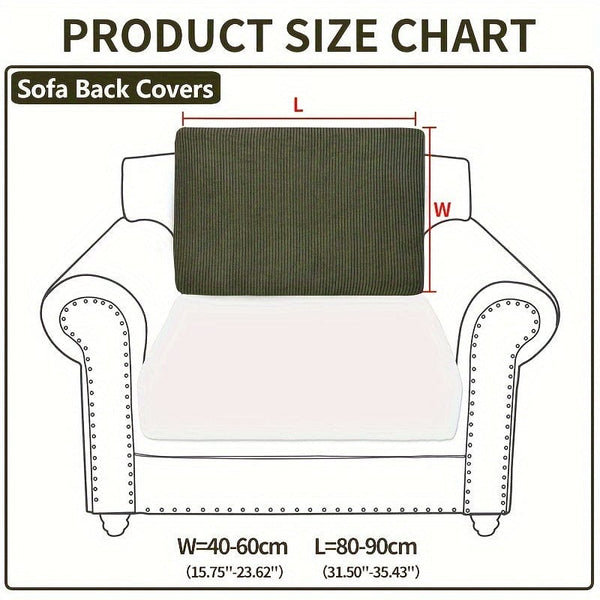 Planet Gates Sofa Back / Green 1pc Waterproof Elastic Four Seasons Universal Stretch Sofa Cover, Simple Modern Style Non-slip Sofa Slipcover, Living Room Sofa Protector Couch Cover Suitable For Office Home Decor