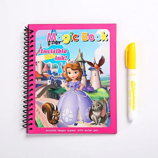Planet Gates sofia Disney Kids Puzzle Graffiti Painting Book Cartoon Anime Frozen Spiderman Cars Sofia Princes Mickey DIY Magic Watercolor Painting