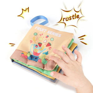 Planet Gates Soft Baby Books toys Montessori 3D Touch Feel High Contrast Cloth Book Sensory Early Learning games for kids Educational toys