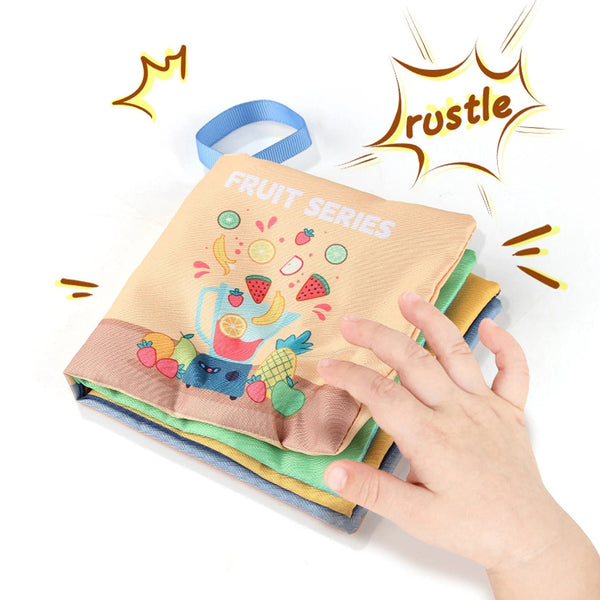Planet Gates Soft Baby Books toys Montessori 3D Touch Feel High Contrast Cloth Book Sensory Early Learning games for kids Educational toys