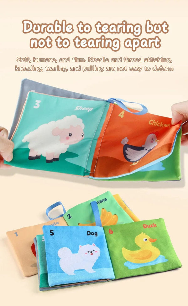 Planet Gates Soft Baby Books toys Montessori 3D Touch Feel High Contrast Cloth Book Sensory Early Learning games for kids Educational toys