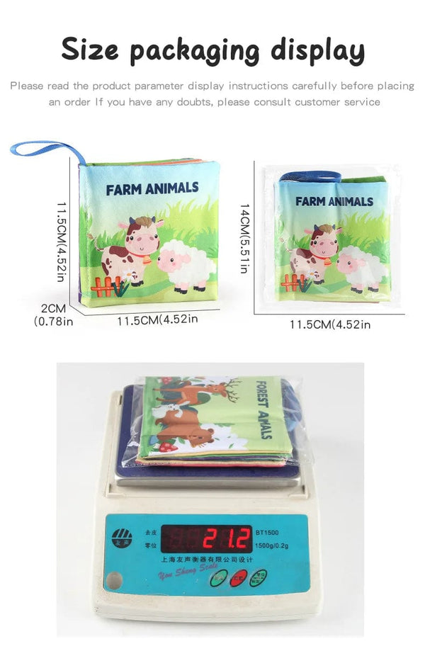 Planet Gates Soft Baby Books toys Montessori 3D Touch Feel High Contrast Cloth Book Sensory Early Learning games for kids Educational toys