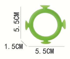 Planet Gates Soft Building Blocks Suction Cup Toys DIY Puzzle Sticky Game Children Bath Toys Montessori Sensory Stress Release Toy for Autism