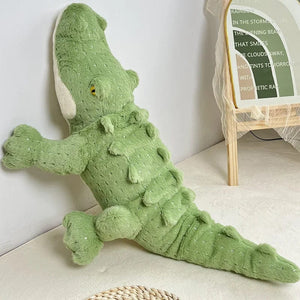 Planet Gates Soft Crocodile Plush Toy Fluffy Full Stuffed Animal Pillow Doll Jungle Green Giant Alligator Sofa Cushion Kids Birthday Gift