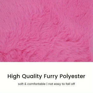 Planet Gates Soft Furry Plush Polyester Armrest Box Pad Cover, Center Console Box Armrest Pad Cushion Universal Women Car Accessories