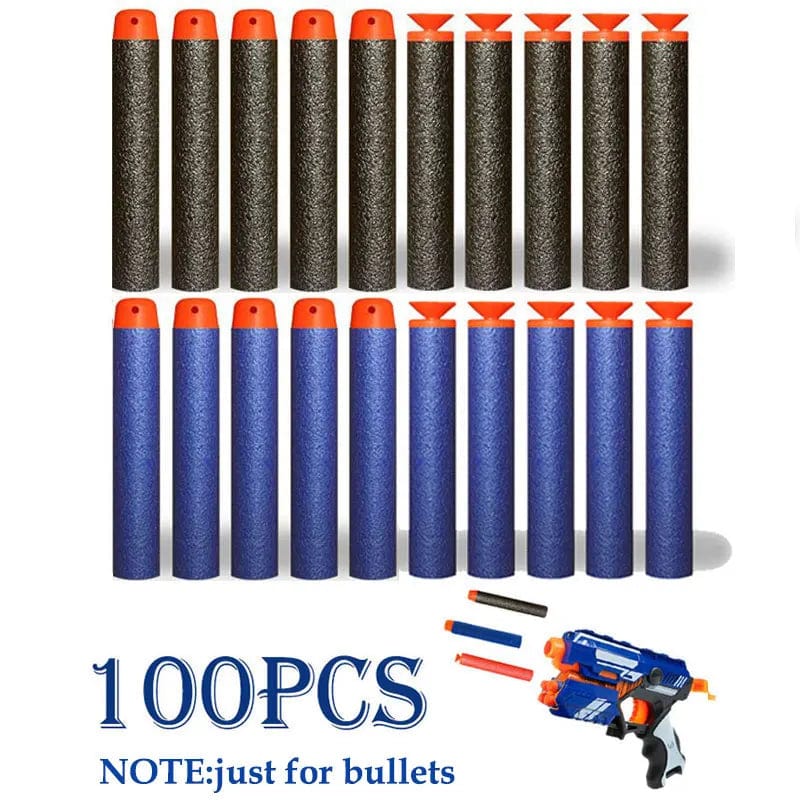 Planet Gates Soft Hollow Round Head And Sucker Refill Darts Toy Gun Bullets for Nerf Series EVA military Gift Toys For Kid Children