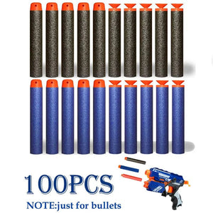 Planet Gates Soft Hollow Round Head And Sucker Refill Darts Toy Gun Bullets for Nerf Series EVA military Gift Toys For Kid Children