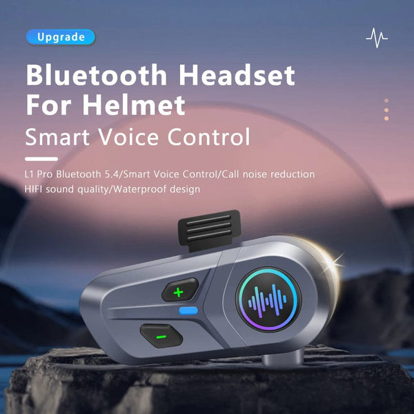 Planet Gates Soft Mic Voice Ctrl Intelligent Voice Control BT 5.4 Motorcycle Helmet Headset Wireless Awaken By Voice Control Call Phone Earphone Music Player