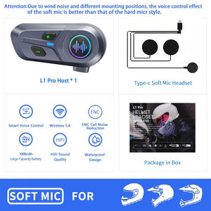 Planet Gates Soft Mic Voice Ctrl Intelligent Voice Control BT 5.4 Motorcycle Helmet Headset Wireless Awaken By Voice Control Call Phone Earphone Music Player