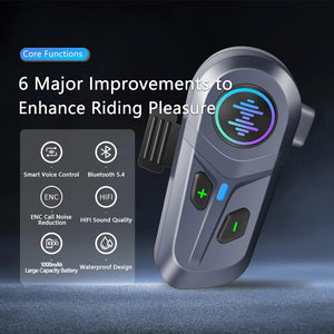 Planet Gates Soft Mic Voice Ctrl Intelligent Voice Control BT 5.4 Motorcycle Helmet Headset Wireless Awaken By Voice Control Call Phone Earphone Music Player