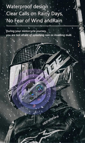 Planet Gates Soft Mic Voice Ctrl Intelligent Voice Control BT 5.4 Motorcycle Helmet Headset Wireless Awaken By Voice Control Call Phone Earphone Music Player