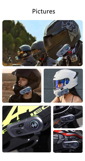 Planet Gates Soft Mic Voice Ctrl Intelligent Voice Control BT 5.4 Motorcycle Helmet Headset Wireless Awaken By Voice Control Call Phone Earphone Music Player