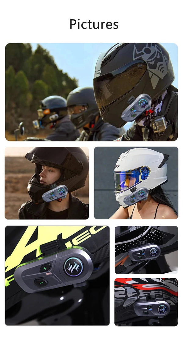 Planet Gates Soft Mic Voice Ctrl Intelligent Voice Control BT 5.4 Motorcycle Helmet Headset Wireless Awaken By Voice Control Call Phone Earphone Music Player