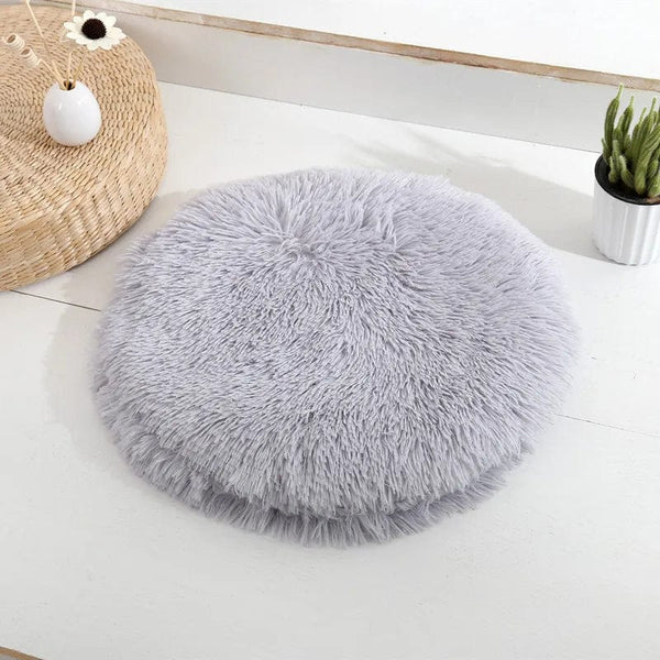 Planet Gates Soft Plush Round Cat Bed Mat for Small Dogs Cats Cozy Fleece Pet Sleeping Mat Kitten Puppy Nest Warm Pet Cushion Cat Accessories