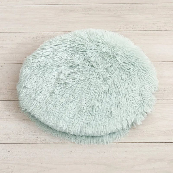 Planet Gates Soft Plush Round Cat Bed Mat for Small Dogs Cats Cozy Fleece Pet Sleeping Mat Kitten Puppy Nest Warm Pet Cushion Cat Accessories
