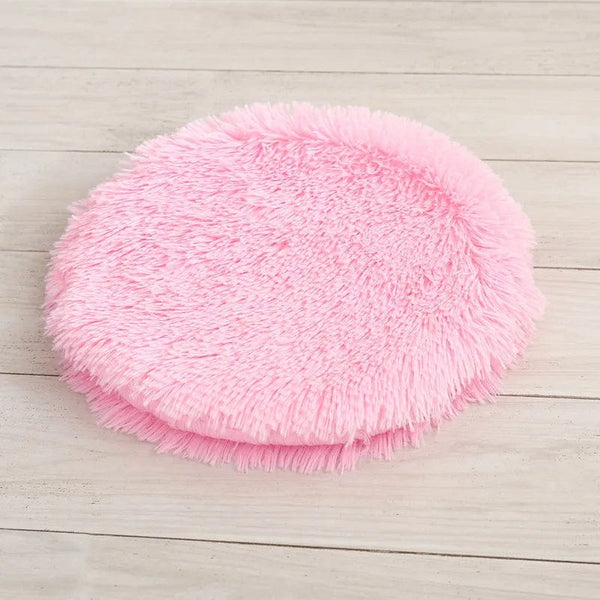 Planet Gates Soft Plush Round Cat Bed Mat for Small Dogs Cats Cozy Fleece Pet Sleeping Mat Kitten Puppy Nest Warm Pet Cushion Cat Accessories