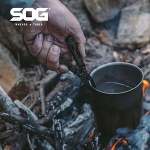 Planet Gates SOG 18 in 1 PowerPint Multi-Tool Pliers Mini EDC Fishing Folding Hand Tools Outdoor Survival Camping Equipments- PP1001/1002-CP