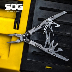 Planet Gates SOG 18 in 1 PowerPint Multi-Tool Pliers Mini EDC Fishing Folding Hand Tools Outdoor Survival Camping Equipments- PP1001/1002-CP