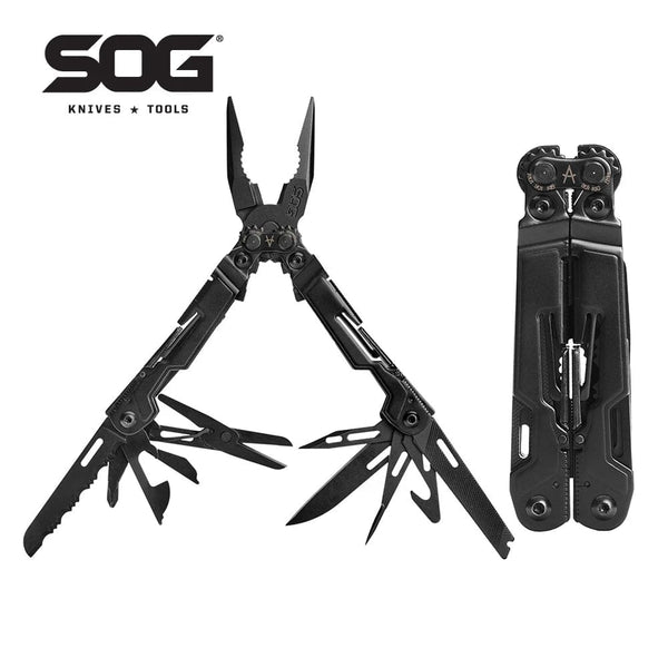 Planet Gates SOG 18 in 1 PowerPint Multi-Tool Pliers Mini Folding Hand Tools Portable EDC Outdoor Survival Camping Equipments PP1001/1002-CP