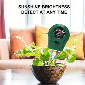 Planet Gates Soil Hygrometer 1pc 3 In 1 Soil PH Meter Hygrometer Sunshine PH Meter Acidity Humidity PH Monitor Soil Humidity Sensor Garden Soil Hygrometer Plant Moisture Monitor Soil Hygrometer Sensor For Gardening, Agriculture, Indoor And Outdoor
