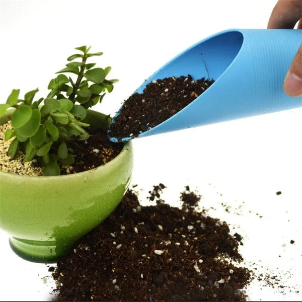 Planet Gates Soil Plastic Spade Shovel Cup Succulent DIY Bonsai Plant Helper Garden Tool Shovel For Digging Soil Equipamento De Sobrevivência