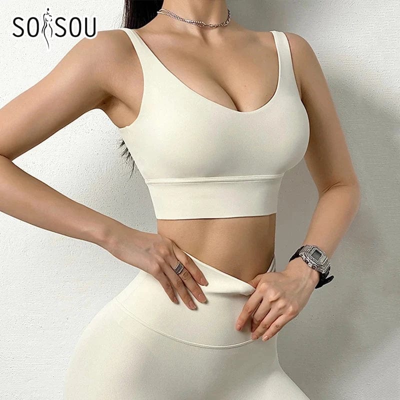 Planet Gates SOISOU Nylon Tracksuits Women's Yoga Set Sports Suit Gym Fitness Bra Leggings Women Lounge Wear Crop Tops Sexy 18 Colors