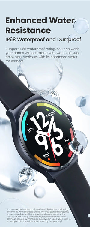 Planet Gates SolalLite Blue HAYLOU Solar Lite Smart Watch 100+ Workout Modes Smartwatch Heart Rate Blood Oxygen Monitoring Sleep Stress Testing Sport Watch