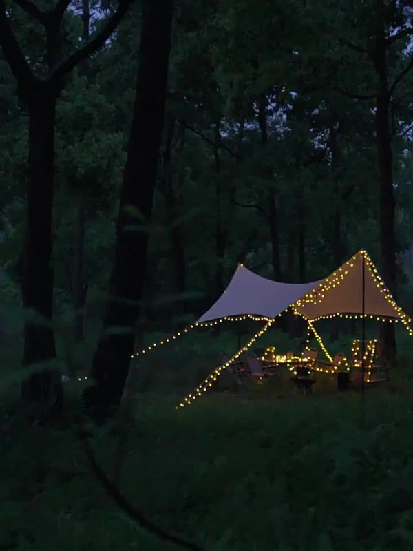 Planet Gates Solar Crystal Ball String Lights 11.89m Waterproof Outdoor 8 Modes Garden Camping Party Decoration