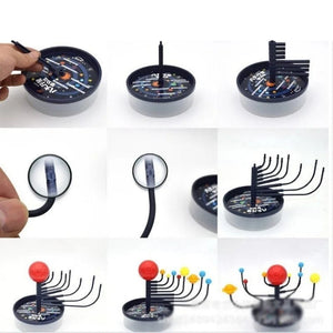 Planet Gates Solar System Solar System Planetarium Model Kit Astronomy Science Toys For Children Assembling Geography Teaching Supplies Educational Toys