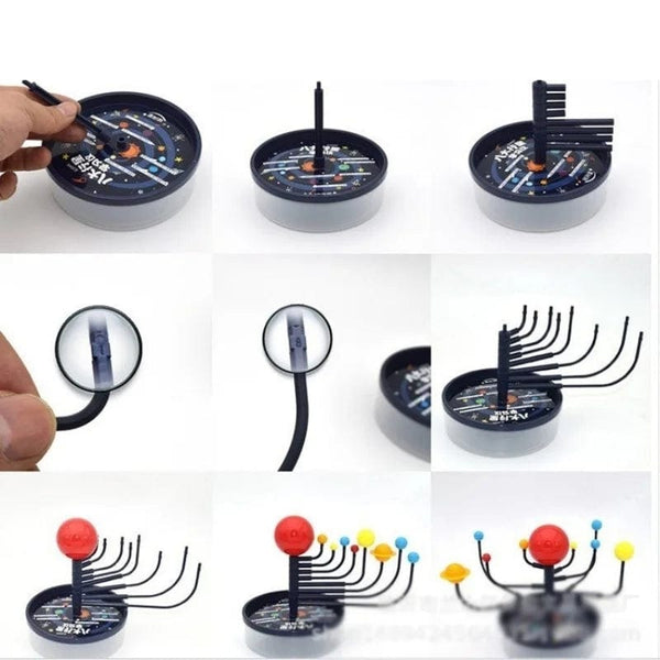 Planet Gates Solar System Solar System Planetarium Model Kit Astronomy Science Toys For Children Assembling Geography Teaching Supplies Educational Toys