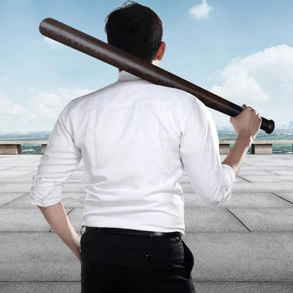Planet Gates Solid Wood Baseball Bat, Car Self-defense, Self-defense Car Stick