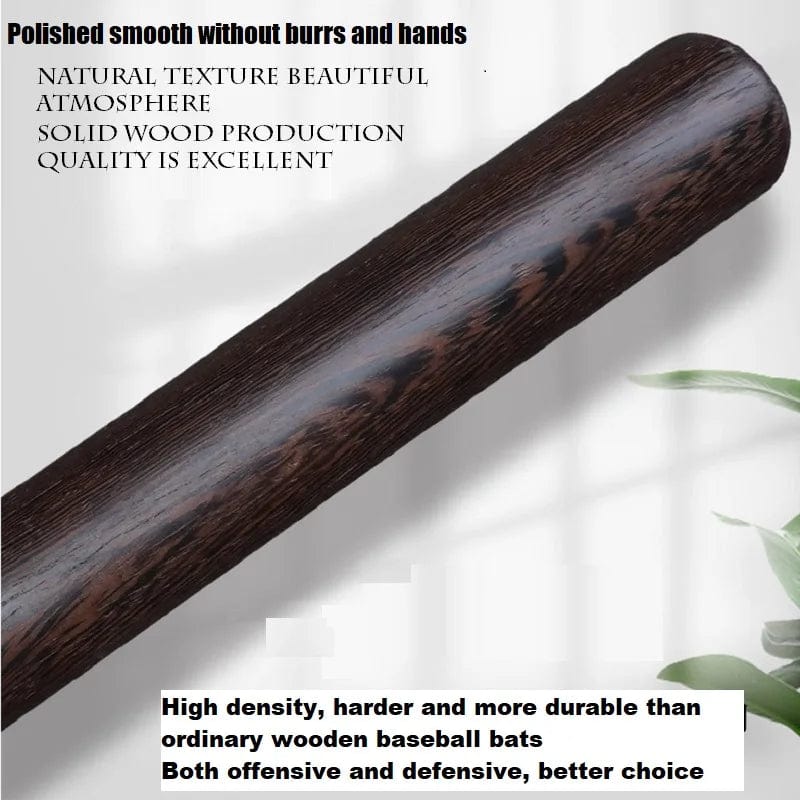 Planet Gates Solid Wood Baseball Bat, Car Self-defense, Self-defense Car Stick