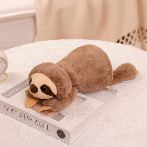 Planet Gates Solth Cute Raccoon Crocodile Sloth Fox Animals Soft Plush Toys Sleeping Pillow Cartoon Stuffed Cushion
