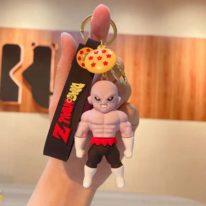 Planet Gates Son Gohan Anime Dragon Ball Keychain Fashion Jewelry Son Goku Vegeta Piccolo Action Figures 8CM PVC Key Ring for Men Women Bag Pendant