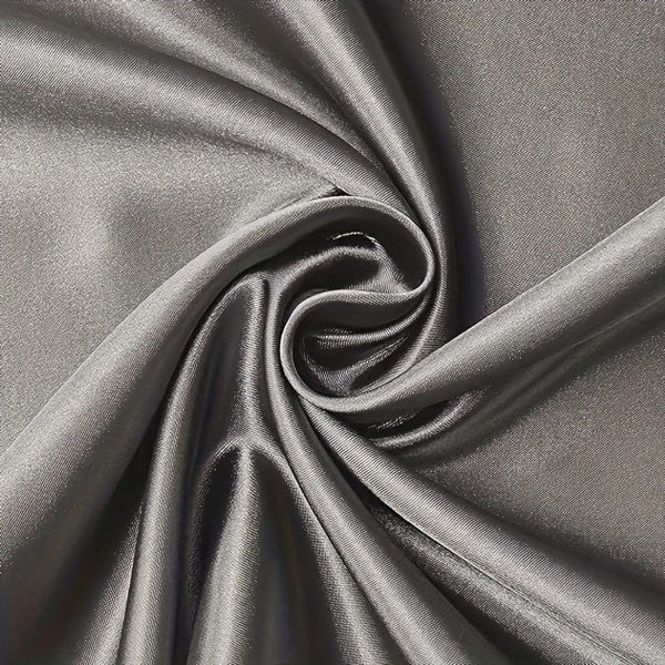 Planet Gates Soot Brown / Standard (20"x26") 2pcs Satin Pillowcase, Soft And Smooth Texture, Satin Solid Color Envelope Pillowcases, Reduce Hair Breakage Prevent Wrinkles