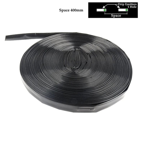 Planet Gates space 40cm / 16mm / 20m 20/50/100M 16mm Micro Irrigation Drip Tape 1-hole Greenhouse Garden Flower Pots Watering Soaker Hose With Pipe Connector